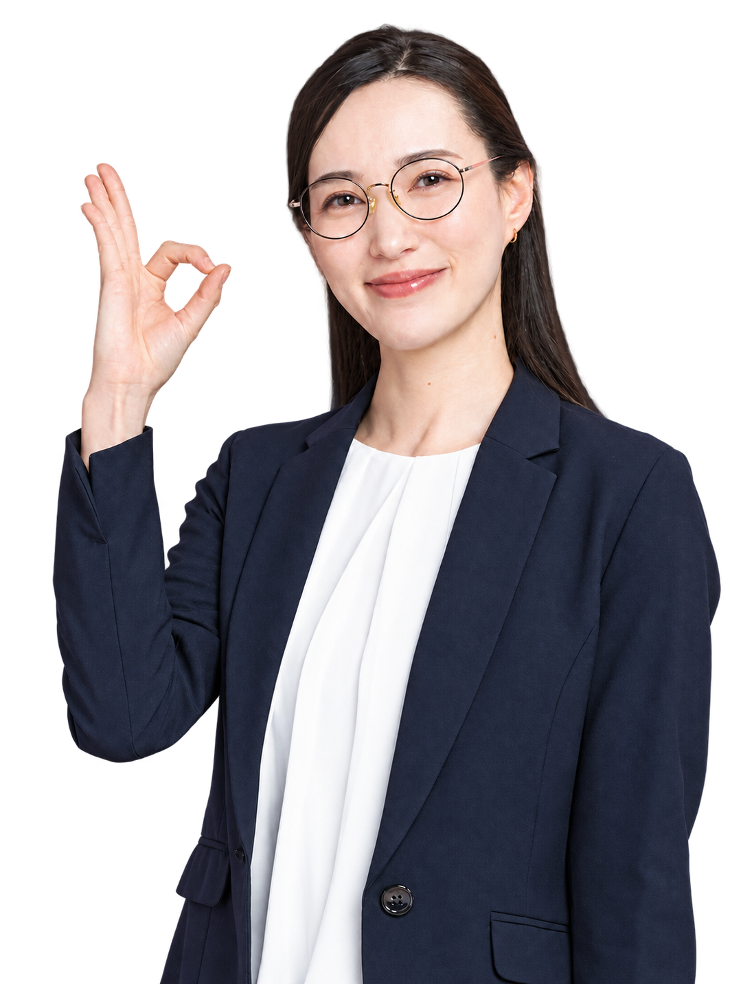 スーツ姿の女性